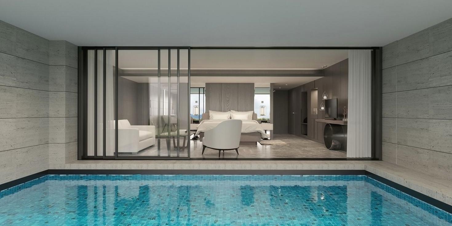 Guest photo of the pool area