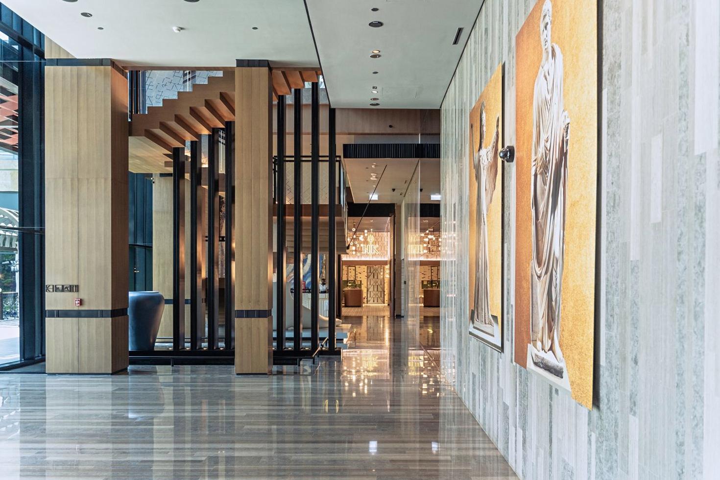 Modern Hotel Hallway